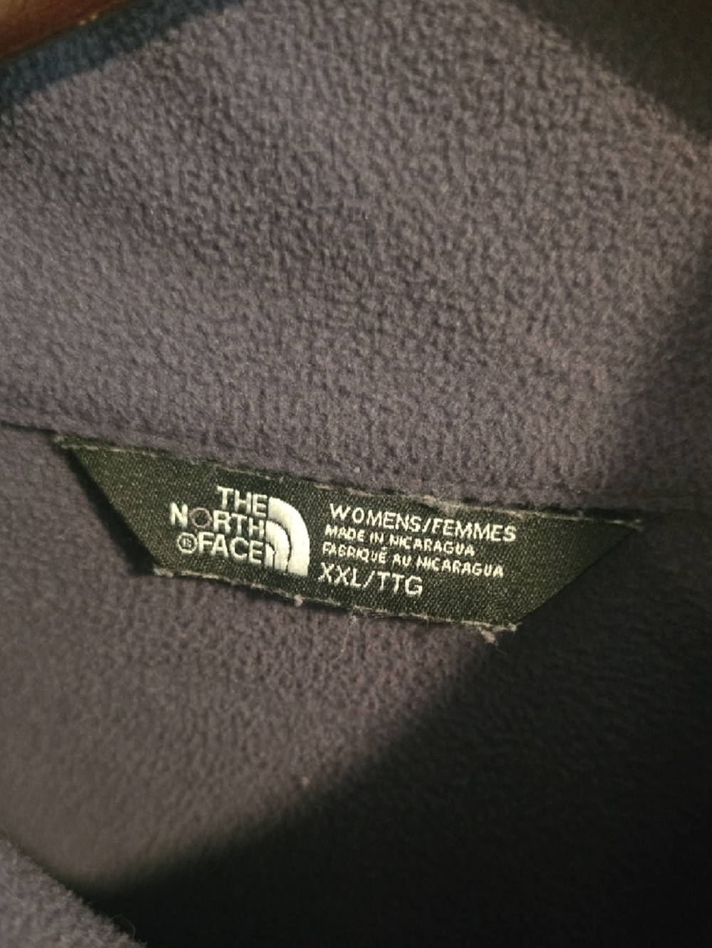 The North Face Men's Navy Quarter-Zip Fleece Pullover - Picture 2 of 6